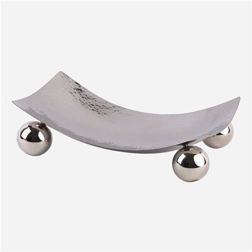 Orb platter 40*20 Silver
