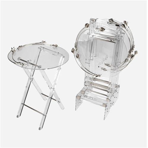 Lily tables set of 4 Silver