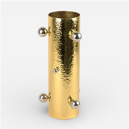 Orb Ss Vase 40cm Gold mix