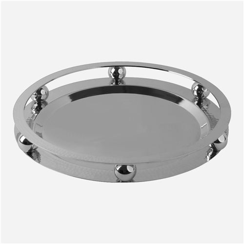 Orb Tray 40cm Silver