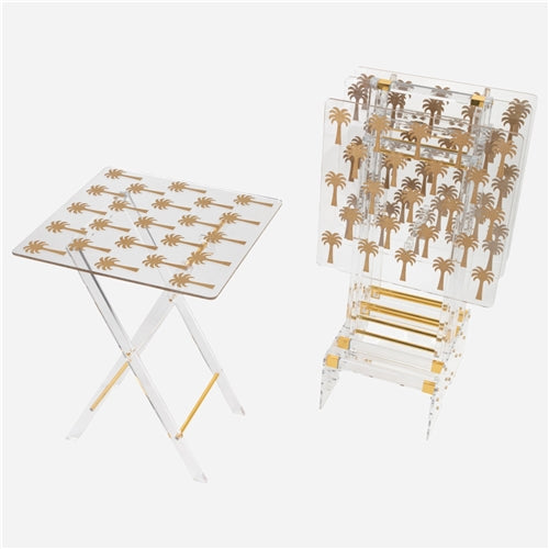 Nakhla Tables set of 4 Gold