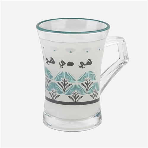 Glass mug هي دي هي