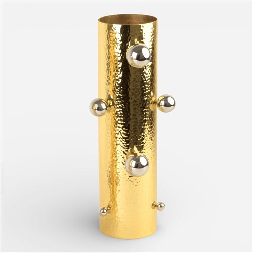 Orb Ss Vase 45cm Gold mix