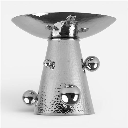 Orb Ss high platter 25cm silver
