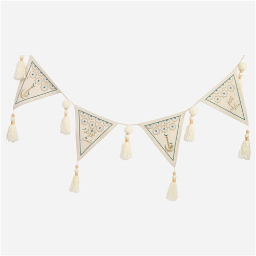 (Decoration rope) Arabisc triangle sage  mix