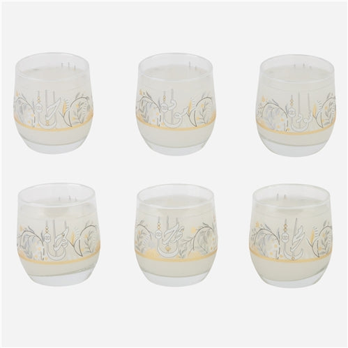 Beverage glass set 230ml كلمات