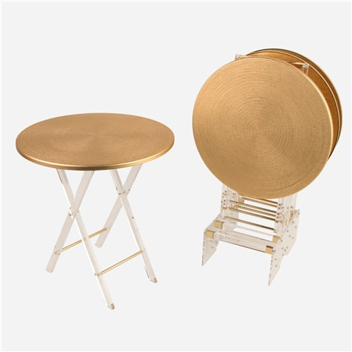 Martnade table set of 4 gold