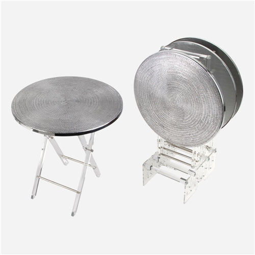 Martnade table set of 4 Silver